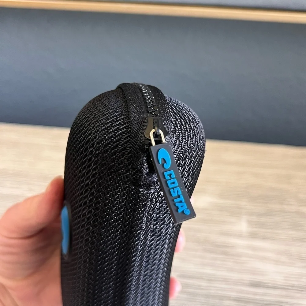 Costa Sunglasses Case Black with Blue Logo